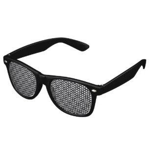 Modern Black Grey Croatian Chequerboard Retro Sunglasses