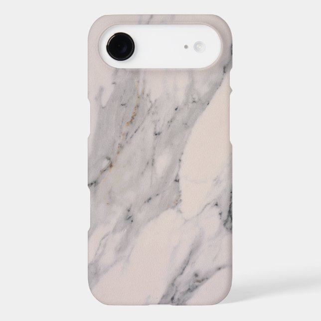 Modern black grey pink marble pattern  Case-Mate iPhone case (Back)