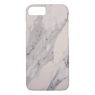 Modern black grey pink marble pattern  iPhone 8/7 case