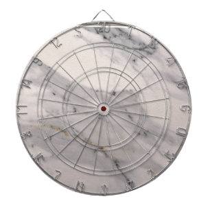 Modern black grey pink marble pattern  dartboard