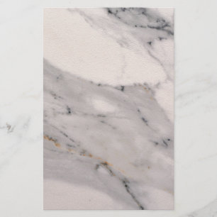Modern black grey pink marble pattern  stationery
