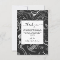 Modern Black Grey Silver Glitter Marble