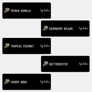 Modern Black Logo Lipstick Gloss Product