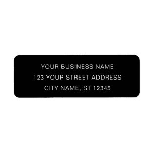 Modern Black Minimalist Elegant with Logo