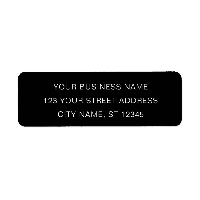 Modern Black Minimalist Elegant with Logo (Front)