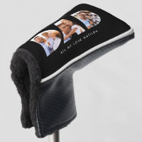 Modern Black Photo Golf Personalized Gift for Dad