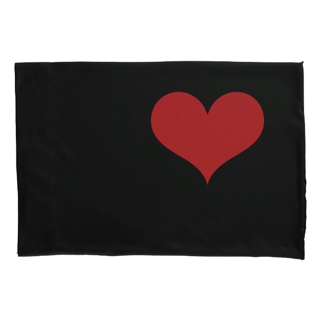 Modern Black Pillowcase  (Front)