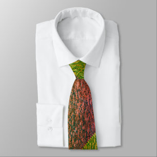 MODERN BLACK RED GREEN CUTE NECK TIE