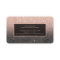 Modern black rose gold glitter chic ombre makeup