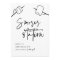 Modern Black Script Marshmallow S'mores Station