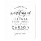 Modern Black Script Wedding Welcome