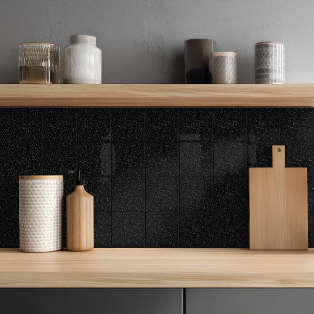 Modern Black Stone with White Specks Tile (Creator Uploaded)