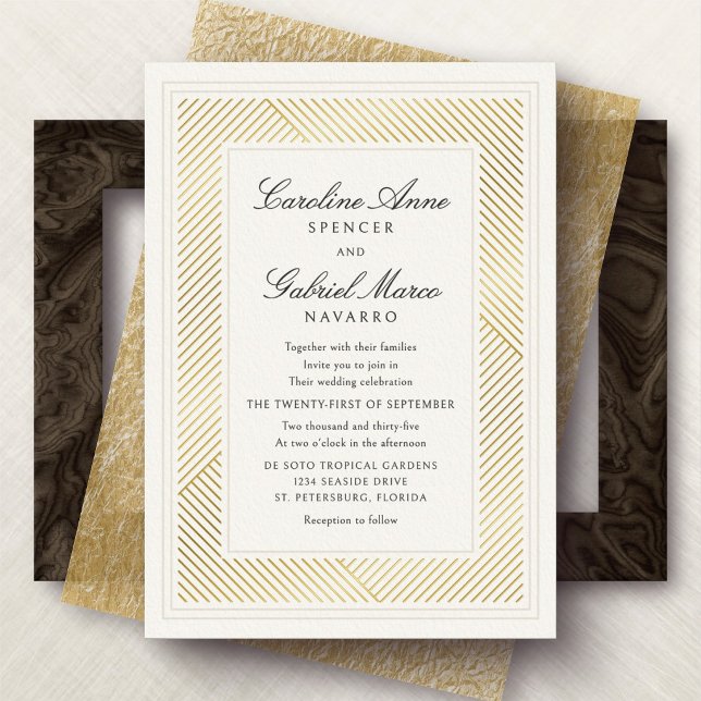 Modern Black Tie Deco Wedding (Creator Uploaded)