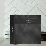Modern Black Watercolor Family Recipes Binder<br><div class="desc">This simple yet elegant design adds style and grace to your kitchen, with its black and white design. Gather your favourite family recipes and add your family memories to make this a cherished keepsake. Add a name to personalize it. Makes a great bridal shower, Christmas or Mother's Day gift. Created...</div>