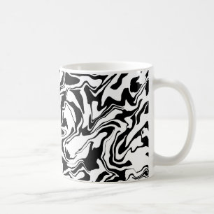 Modern Black & White Abstract Art  Coffee Mug