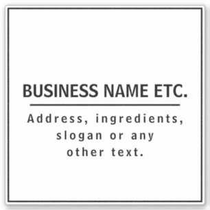 Modern Black & White Custom-Cut Vinyl