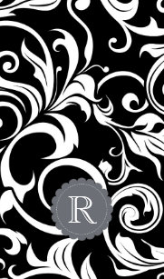 Black Floral Wallpaper Iphone Cases Covers Zazzle Ca Flower black and white and transparent png images free download. zazzle