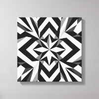Modern Black & White Geometric Wall Art