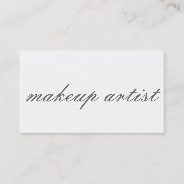 Modern Black White Grey Trendy Business Card (Front)