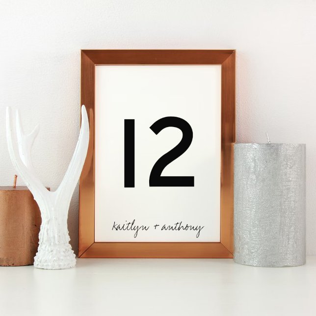 Modern Black & White Script Minimalistic Wedding Invitation (Creator Uploaded)