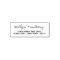 Modern Black & White Script Minimalistic Wedding