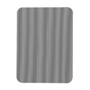 Modern Black White Stripe Magnet Decor