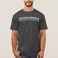 Modern Black White Typography Personalized Name
