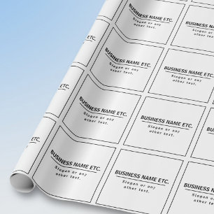 Modern Black & White Wrapping Paper