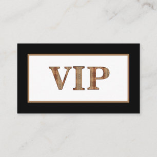 Modern Black Wooden VIP card club member