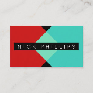 Modern blend style business card