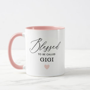 Modern Blessed to be Called Gigi Mother's Day Mug