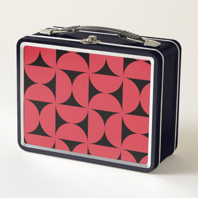 Modern Blob Colourful Pattern                     Metal Lunch Box (Front)