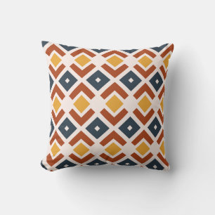 Modern Block Colour Pattern Throw Pillow Decor