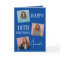 Modern Blue 3 Photo Collage 18th Birthday