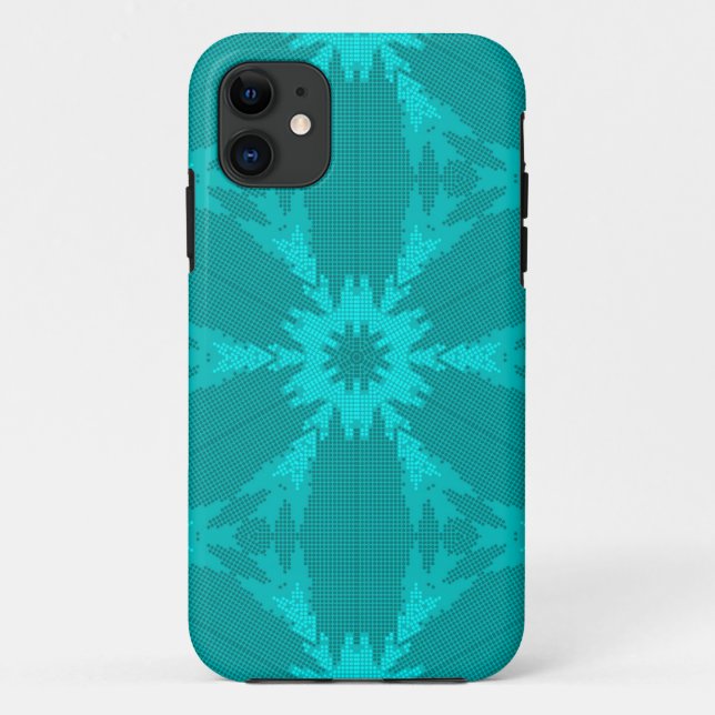 Modern blue abstract Case-Mate iPhone case (Back)