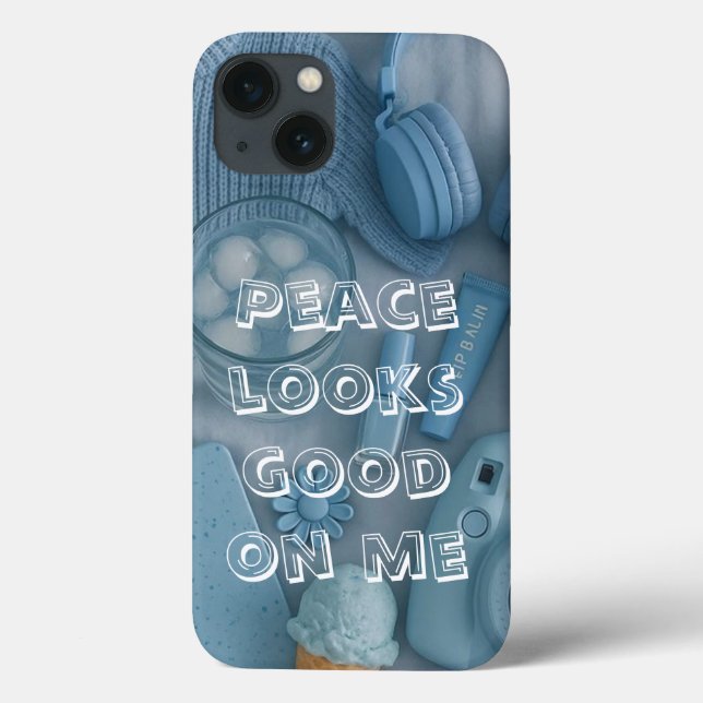 Modern Blue Aesthetic phonecase Case-Mate iPhone Case (Back)