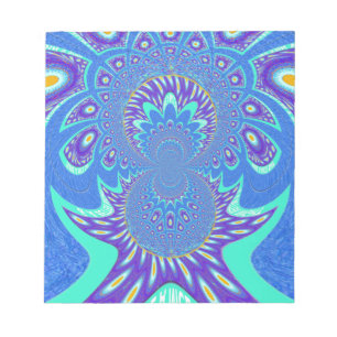 Modern Blue art Notepad