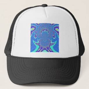 Modern Blue art Trucker Hat