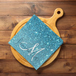 Modern Blue Glitter Sparkles Personalized Name Kitchen Towel<br><div class="desc">Introducing our Modern Blue Glitter Sparkles Personalized Name collection, exclusively available on Zazzle! This dazzling product line is perfect for adding a touch of glamour and customization to your everyday essentials. Embrace the modern and glamourous vibes of our Modern Blue Glitter Sparkles Personalized Name collection, available exclusively on Zazzle. With...</div>