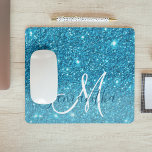Modern Blue Glitter Sparkles Personalized Name Mouse Pad<br><div class="desc">Introducing our Modern Blue Glitter Sparkles Personalized Name collection, exclusively available on Zazzle! This dazzling product line is perfect for adding a touch of glamour and customization to your everyday essentials. Embrace the modern and glamourous vibes of our Modern Blue Glitter Sparkles Personalized Name collection, available exclusively on Zazzle. With...</div>