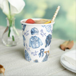 Modern Blue Jean Baby Denim Themed Baby Shower Paper Cups<br><div class="desc">Sip, Smile, and Celebrate in Denim Style! Add a touch of rustic charm to every toast with these Modern Blue Jean Baby Denim Themed Baby Shower Paper Cups. Featuring a chic faux denim background and clean, contemporary typography, these cups bring laid-back elegance to your baby shower beverage station. Perfect for...</div>