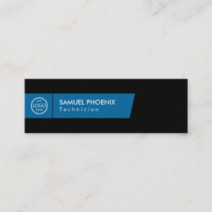 Modern   (Blue) Mini Business Card