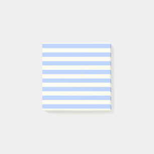 Modern Blue Nautical Stripe Minimalist Elegant Post-it Notes