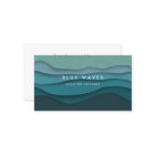 Modern Blue Ocean Waves Coastal