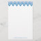 Modern Blue Ombre Chevrons