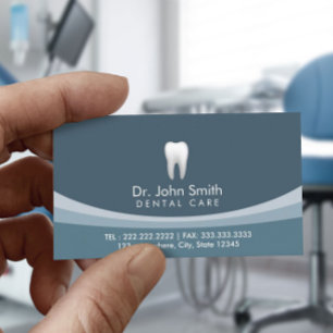 Modern Blue Professional Dental Appointment Card