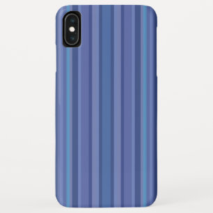 Modern Blue Purple Stripe iPhone XS Max Case