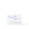 Modern Blue Script Bridal Shower Display Shower