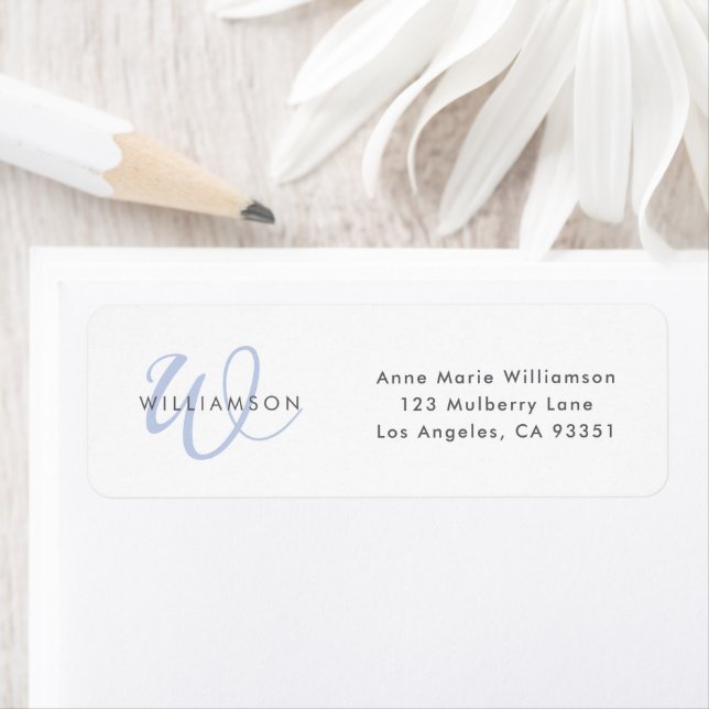 Modern Blue Script Monogram (Insitu)