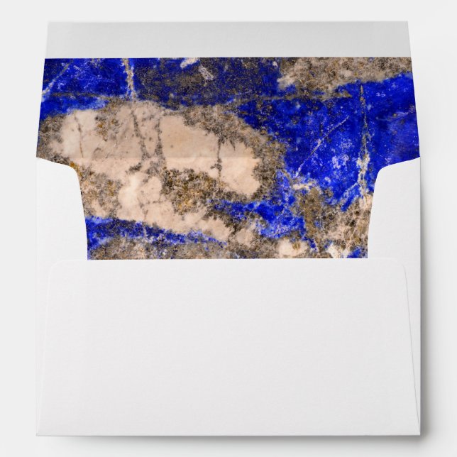 Modern Blue Stone Envelopes (Back (Bottom))